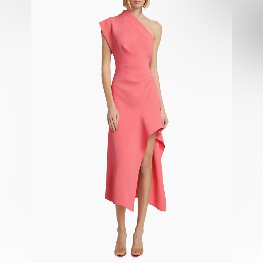Acler Eddington One-Shoulder Midi-Dress Size 2 NWT